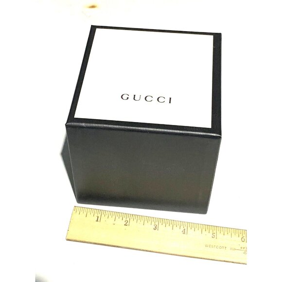 Gucci Watch Box Presentation Black White Cardboard Display Gift Empty - Picture 5 of 10